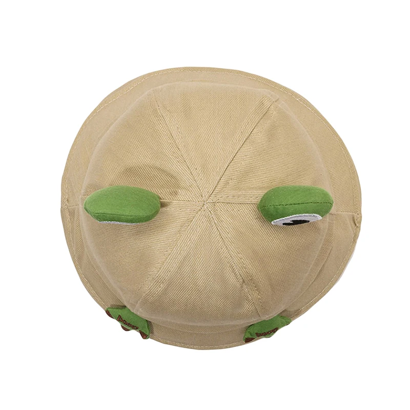 

Women Foldable Wide Brim Fisherman Hat Cartoon Frog Basin Hats Spring Summer Outdoor Cap for Outdoor Sports