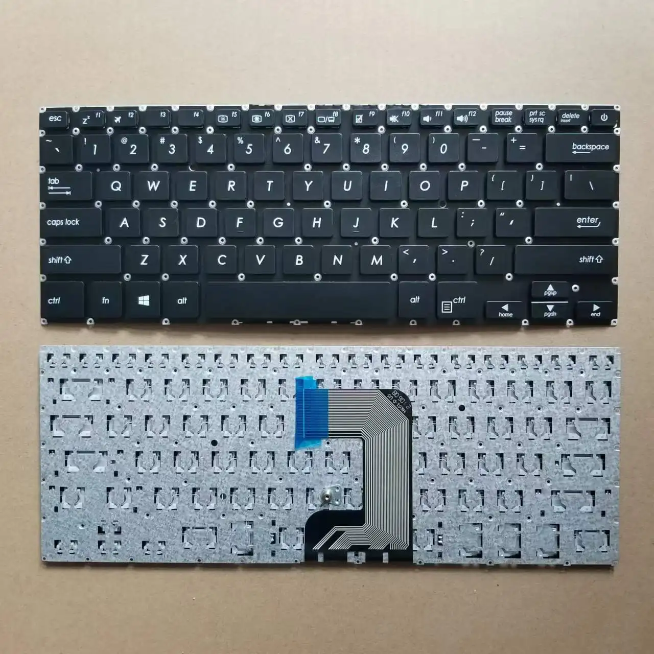 

Новая английская клавиатура для ноутбуков Asus E406 E406SA E406M E406MA L406MA R420MA Series US, черная, без рамки