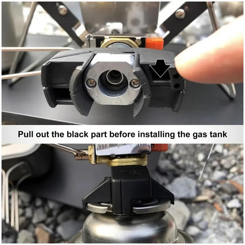 Слитная газовая горелка 2600 Вт плита мини-кассета складная портативная уличная