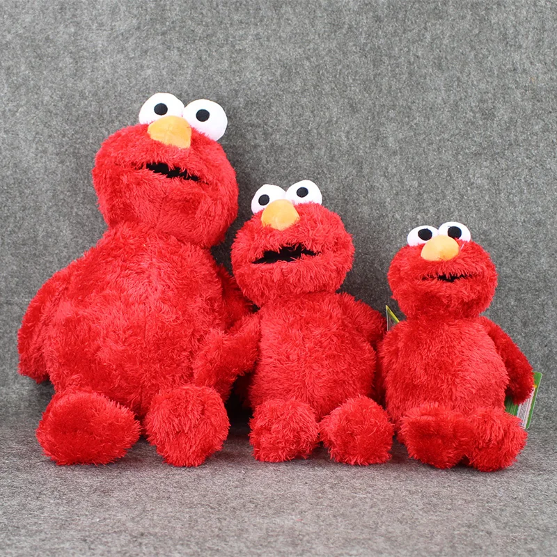 

Мягкая Плюшевая Кукла Elmo красного цвета с мультяшным изображением Улица Сезам, 35/40/55 см
