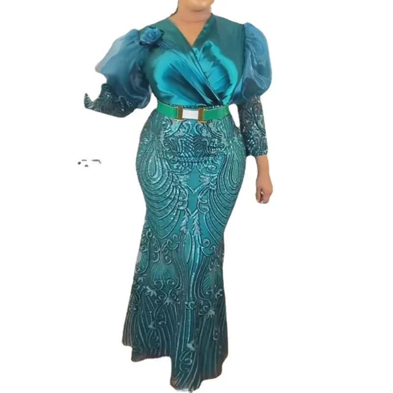 

Muslim Fashion Abaya Dubai Luxury Sequin Mermaid Dresses Evening Gown Jalabiyat Ramadan 2023 Islamic Clothing Djellaba Femme