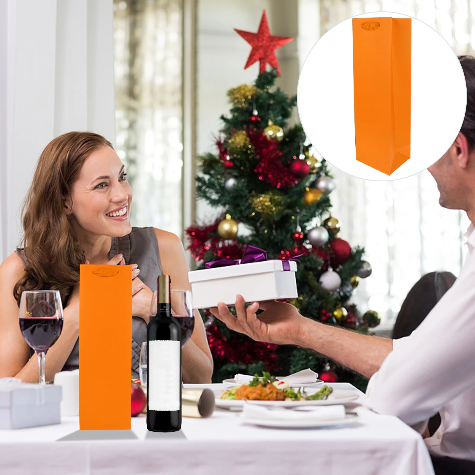 

12 Pcs Handbag Storage Organizer Tote Delicate Carrying Bags Decorative Red Beer Packing Packaging Shopping