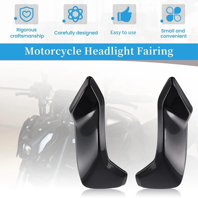 Motorcycle Headlight Fairing Upper Nasal Mask Front Steering Signal Bracket For YAMAHA MT-07 MT07 2021-2023