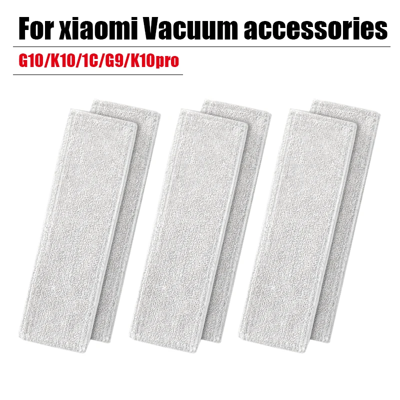 

Mop Rag Pads For Xiaomi G10 G9 K10 Pro 1c Handheld Vacuum Cleaner Accessories Washable Cleaning Cloth Replacement Spare Parts