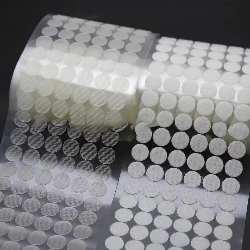 Прозрачная самоклеящаяся лента с крючком и петлей, 10/15/20 мм, 500/99 пар