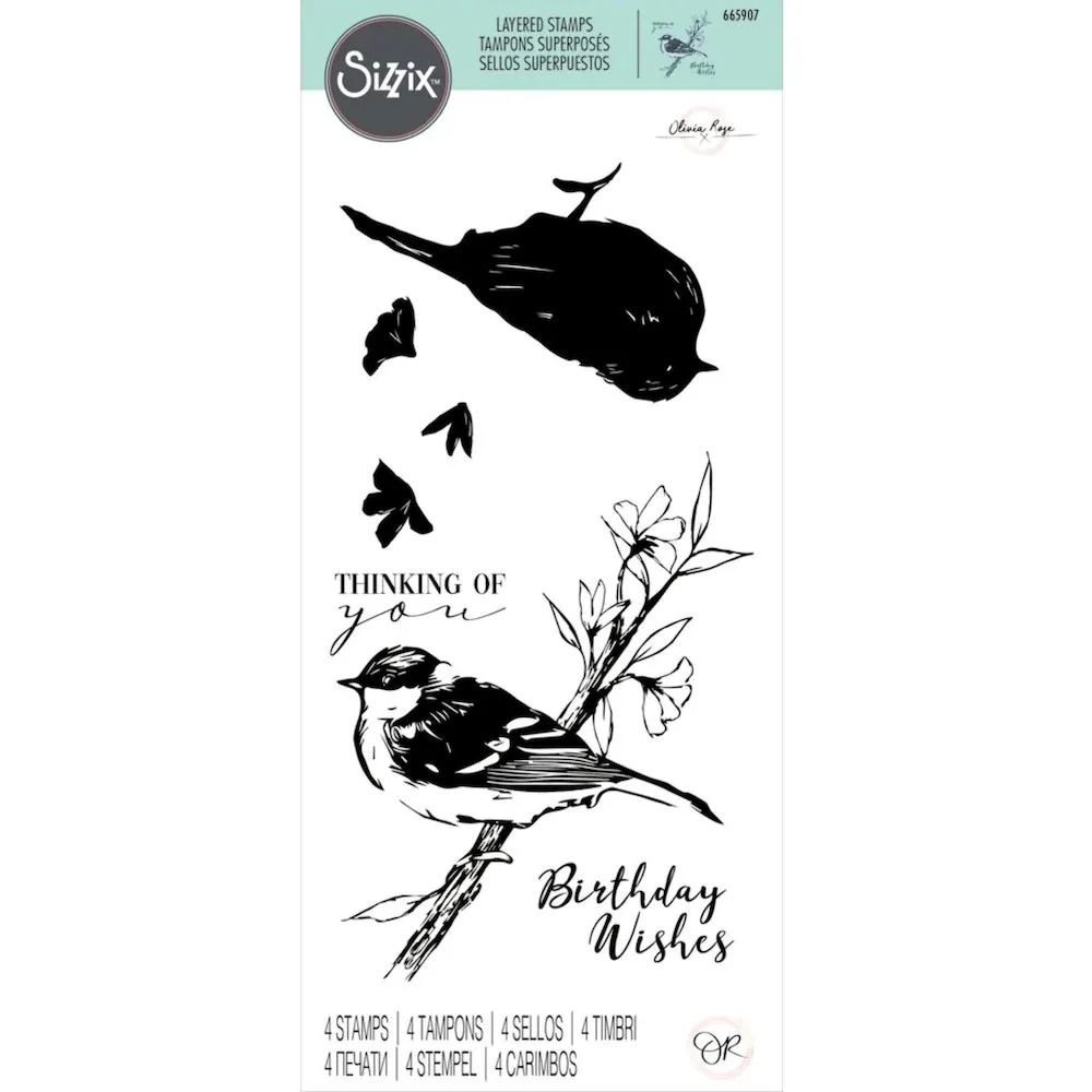 

Summer Bird Layered Stamps 2023 New Arrival Diy Molds Scrapbooking Paper Making Cuts Crafts Template Handmade Card