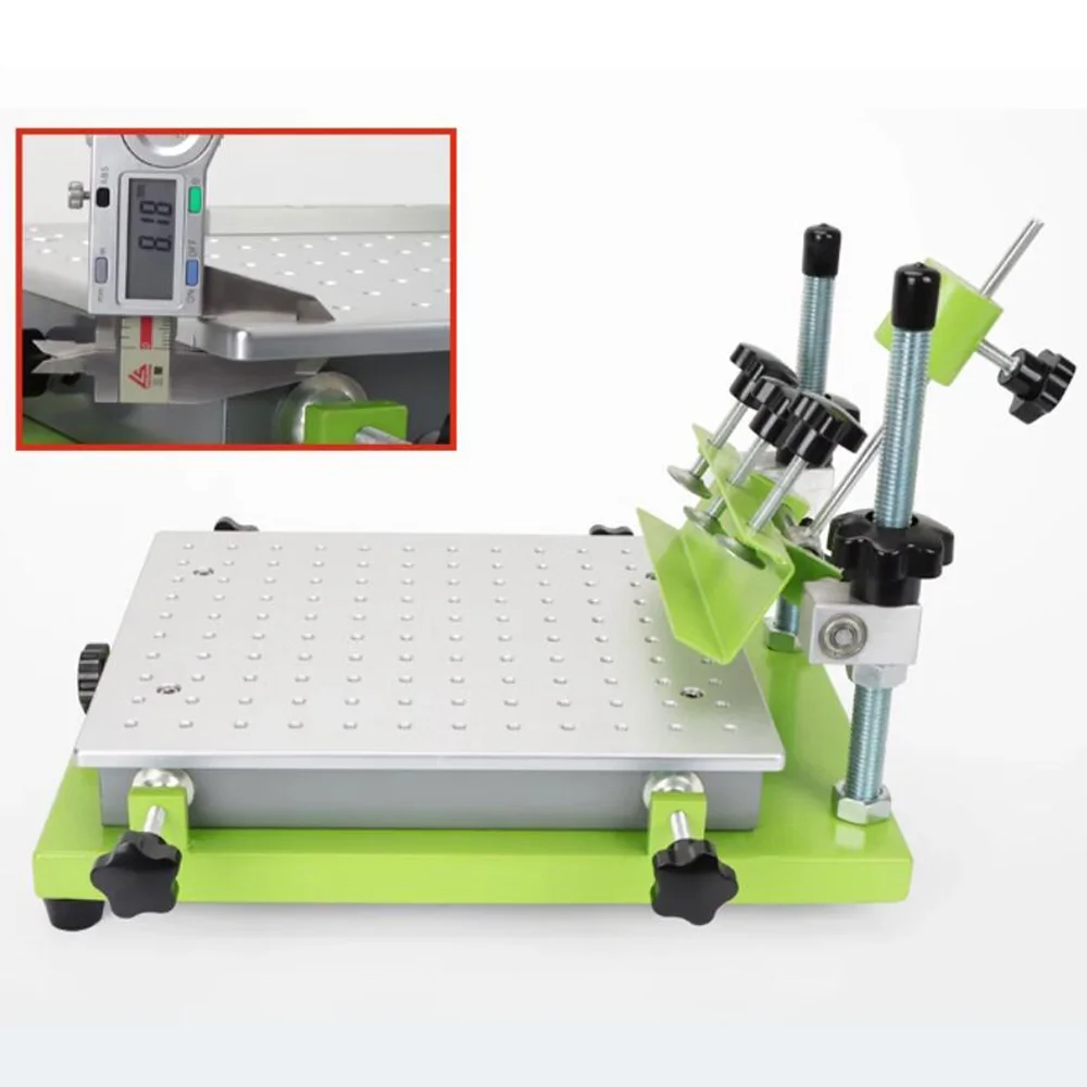 X мм высокоточная ручная трафаретная печатная машина SMT паяльная паста плата