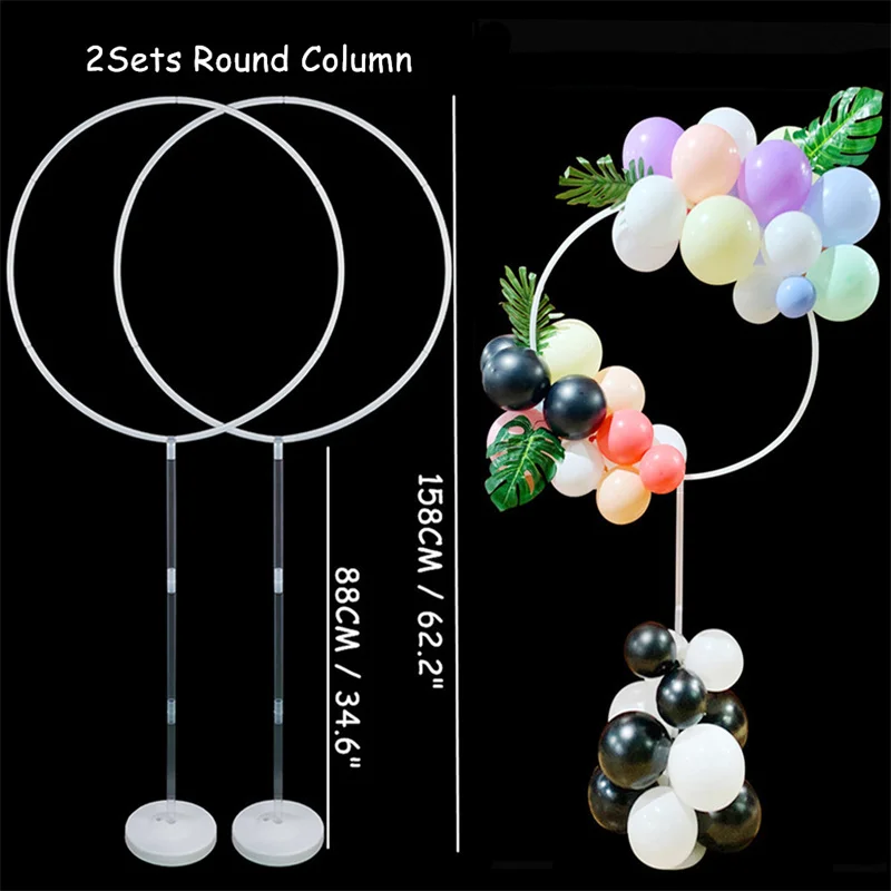 

1/2Set Balloons Stand Column Ballons Holder Wedding Birthday Party Decorations Kids Baby Shower Eid DIY Confetti Balons Supplies