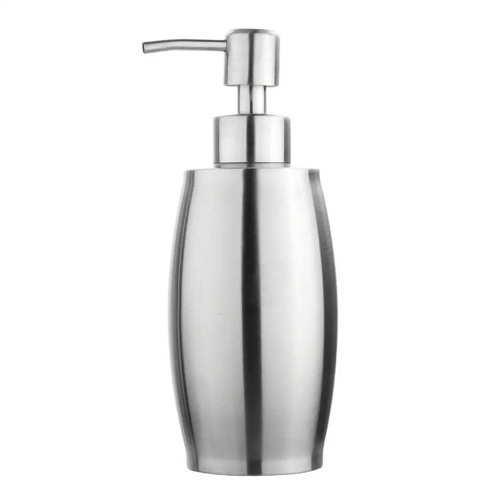 

Lotion Pump Dispenser Bottle Shampoo Container Fall Resistant Bathroom Stainless Steel Reusable And Refillable Hand Sanitizer