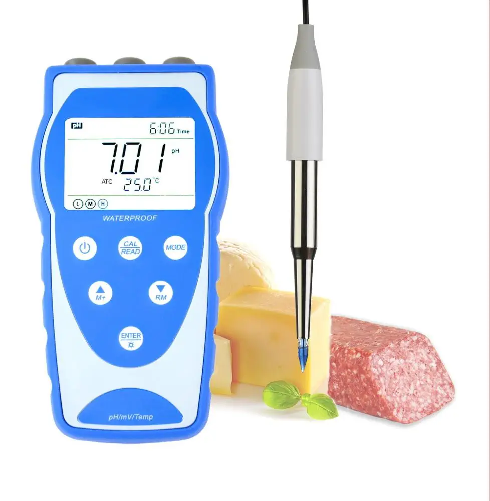 

SR811-SS Portable pH Meter for Food and Dairy Products