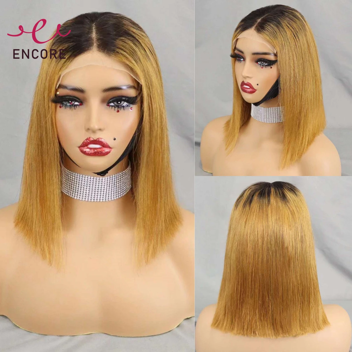 Парики на сетке без клея 350% плотность прямые волосы 1BT3 0 цветов