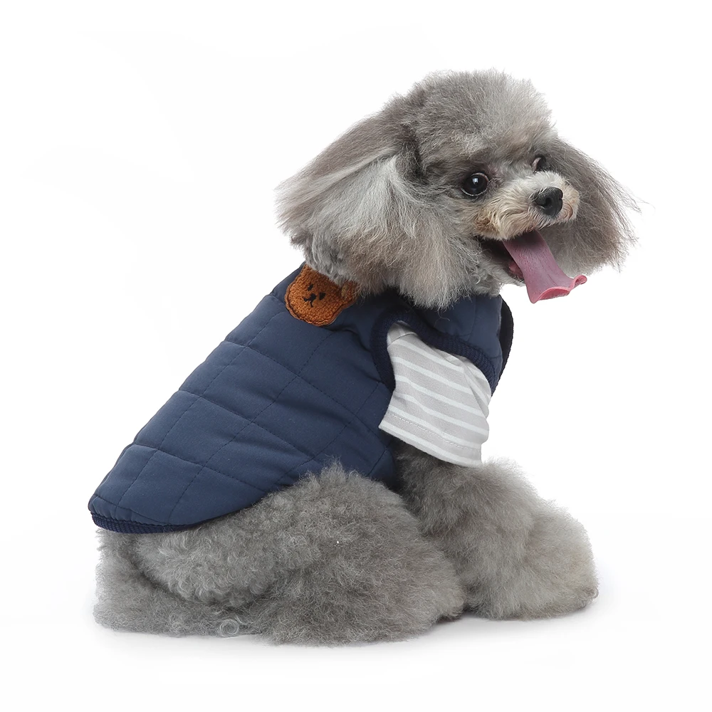 

Winter Solid Color Pet Dog Clothes Warm Fleece Dog Two-Piece Set Suitable For Small And Medium-Sized Dog Accessories