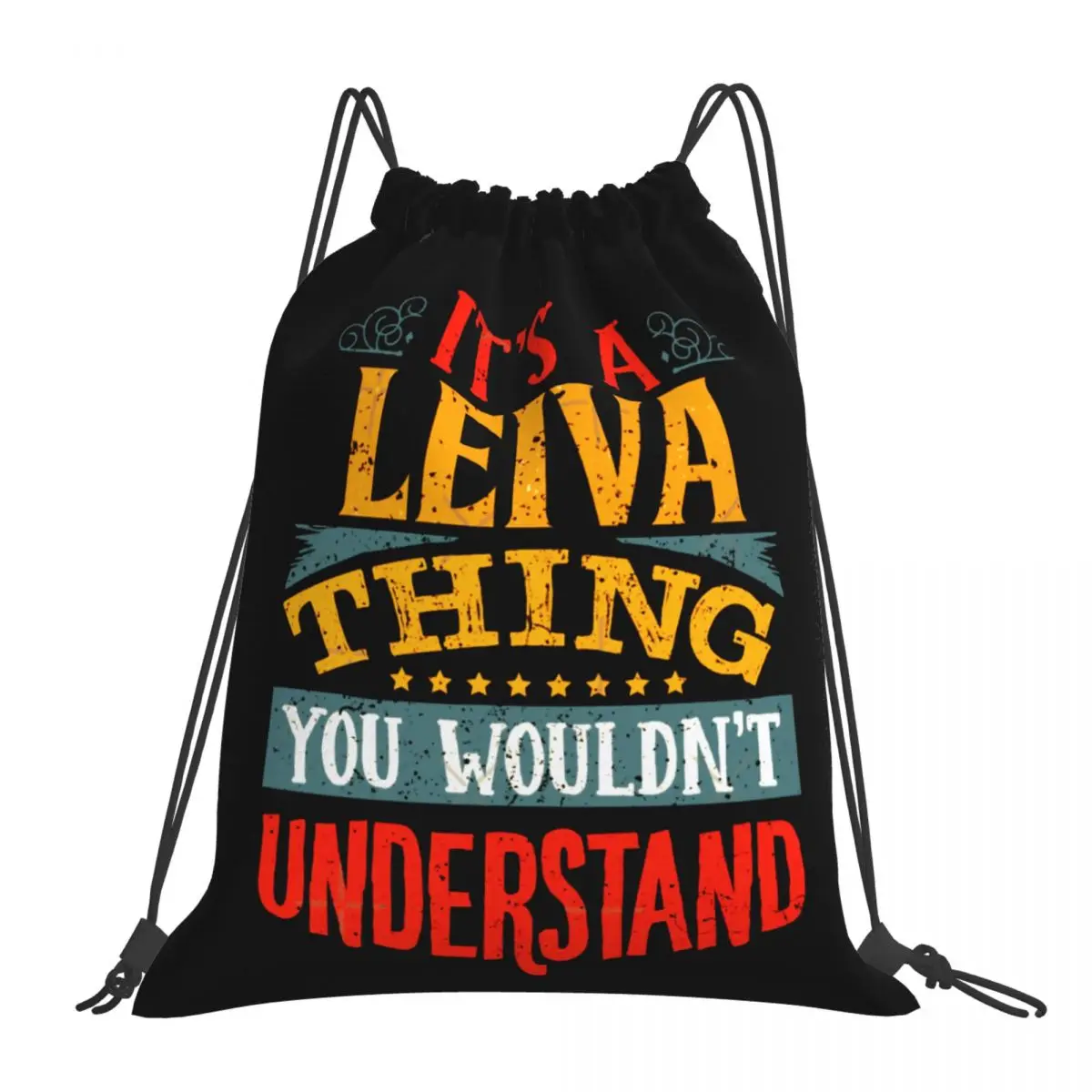 

Drawstring Bags Gym Bag Leivas Family Name - It's A Leiva Thing You Wouldn't Understand Classic Novelty Backpack Infantry