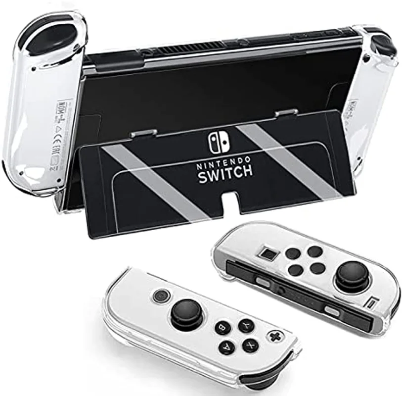 3 in 1 Dockable Protective Case for Switch OLED and Joy-Con Controller Shock-Absorption and Anti-Scratch Design