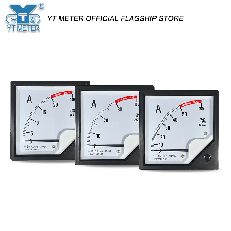 6L2 5x указатель амперметра переменного тока 30/50/75/100/150/200/5A буферный переменный ток