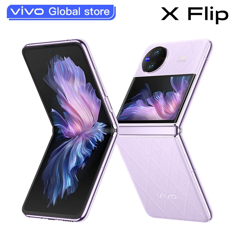 Original Vivo X Flip Folding screen  5G Mobile Phone 6.74 Inch AMOLED Snapdragon 8+ 44W SuperFlash Charge 50M Tripl Camera NFC