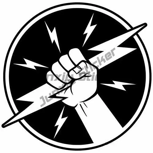 Стикеры для автомобиля с символом электрика магнитные шлемы ноутбуки гребли