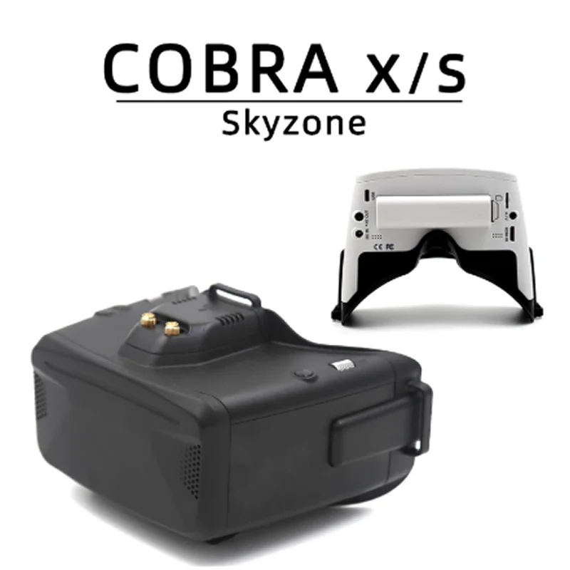 

SKYZONE Cobra S X SD 800x480 4.3inch 1280x720 4.1inch 5.8G 48CH RapidMix Receiver Head Tracker DVR Goggles FPV Racing drone