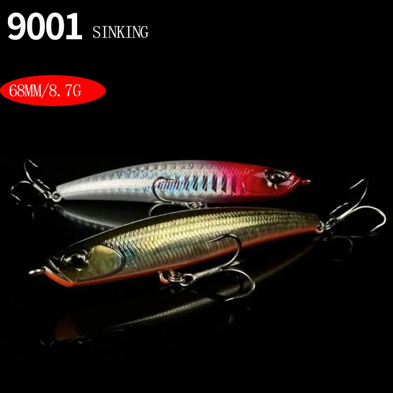 

1 шт., тонущий искусственный воблер, 68 мм, 8,7 г