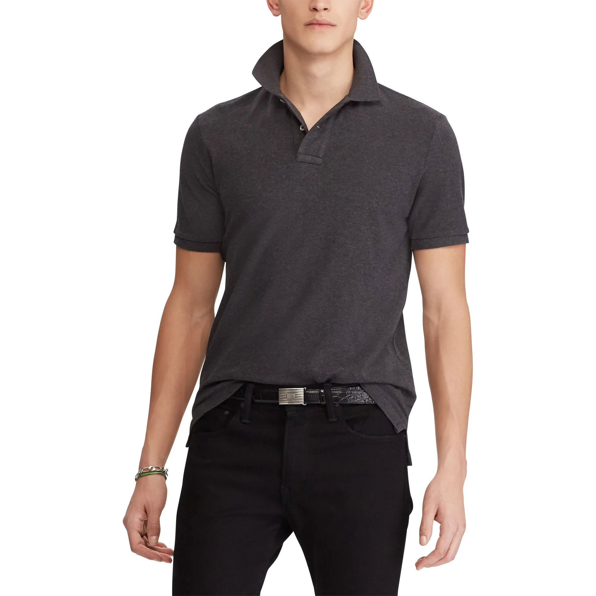 

Men's Short Sleeve Polo 2022 Cotton Snowflake Style 100% Summer Tops Men Clothing Solid