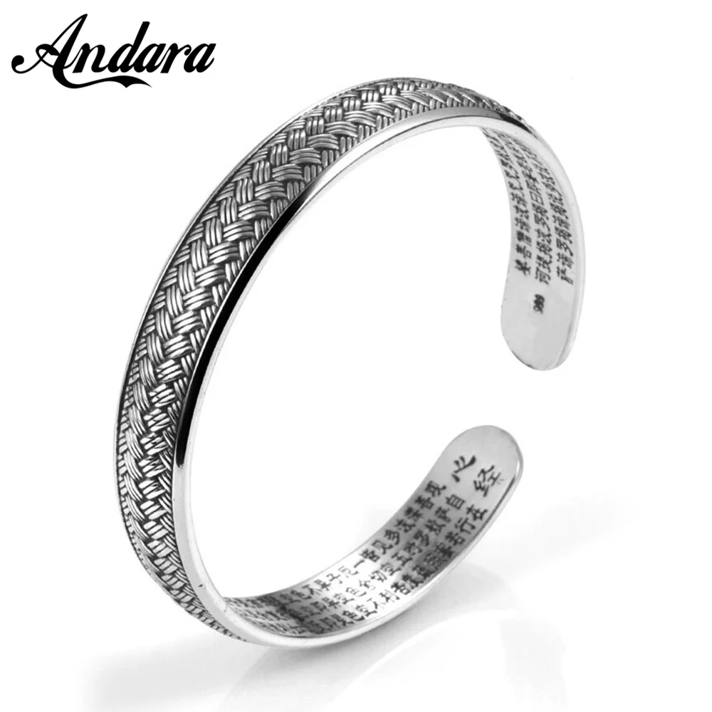 Браслет из серебра 925 пробы с сердечками для мужчин и женщин