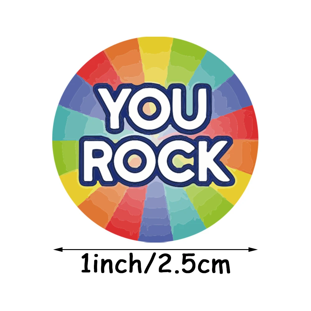 

50-500 шт., круглые наклейки для одежды, 8 стилей