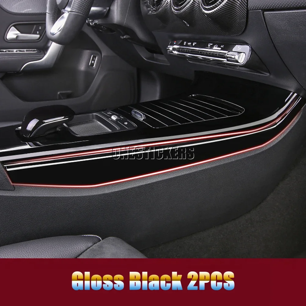 

Автомобильные аксессуары, внутренняя панель центральной консоли, боковые отделочные полосы, крышка для Mercedes Benz A CLA Class W177 V177 C118 W118 2019-2024