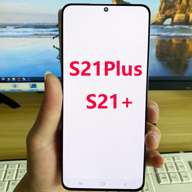 SUPER AMOLED Dead Pixel S21 + ЖК-дисплей для Samsung S21 Plus дисплей сенсорный экран дигитайзер 6,7 'для S21 Plus G996F G9960 G996B LCD