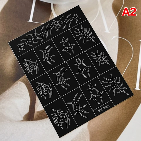 Набор трафаретов для ногтей