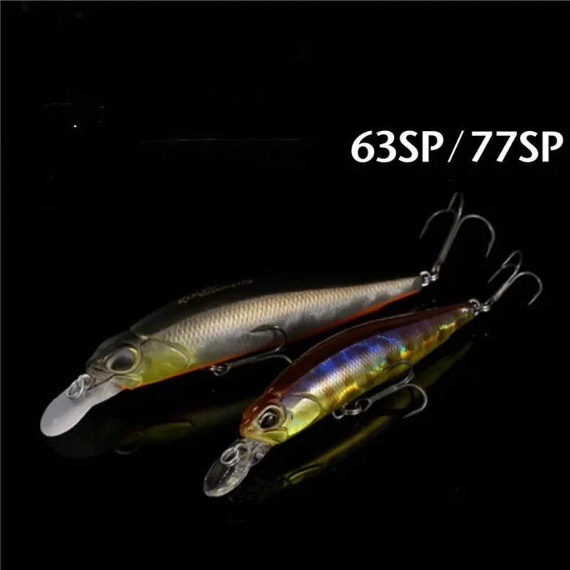 2021 лазерная рыболовная приманка для гольяна 77 мм 8 4 г крючки Pesca воблер рыбы