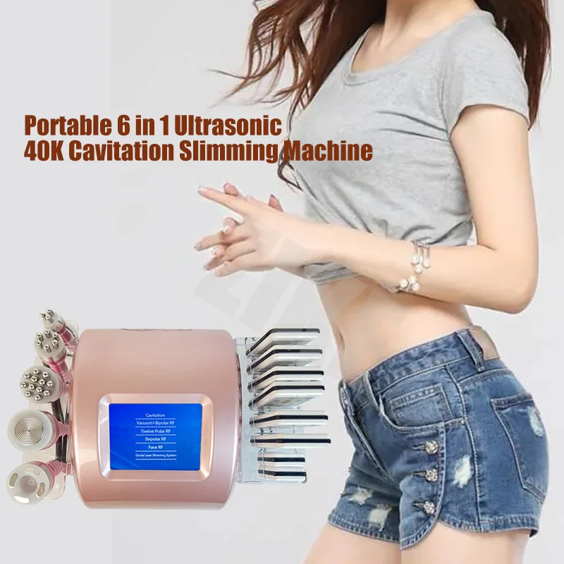 

Professional 6 in 1 Weight Loss Cheapest Price For Lipo Laser Ultrasound Cavitation Beauty Slimming Machine