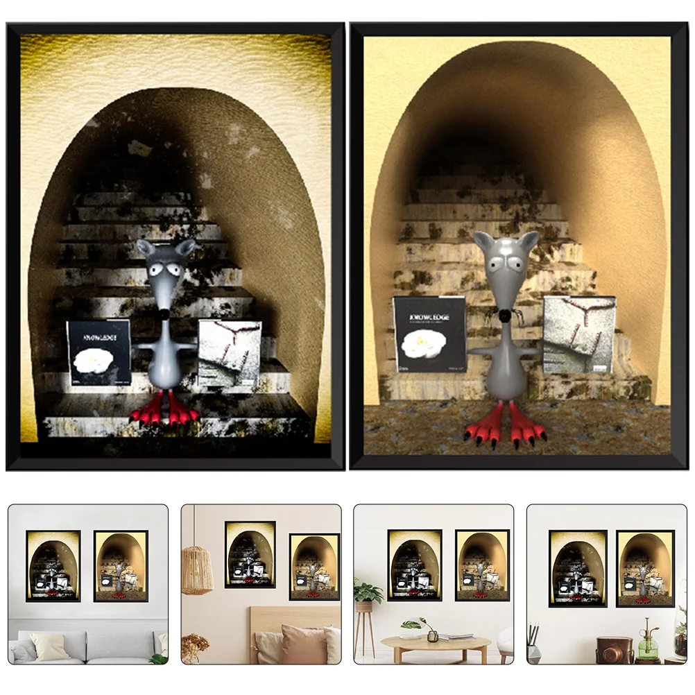 

Wall Decal Sticker Decor 3D Artworkwalls Cartoon Decorative Adhesive Living Room