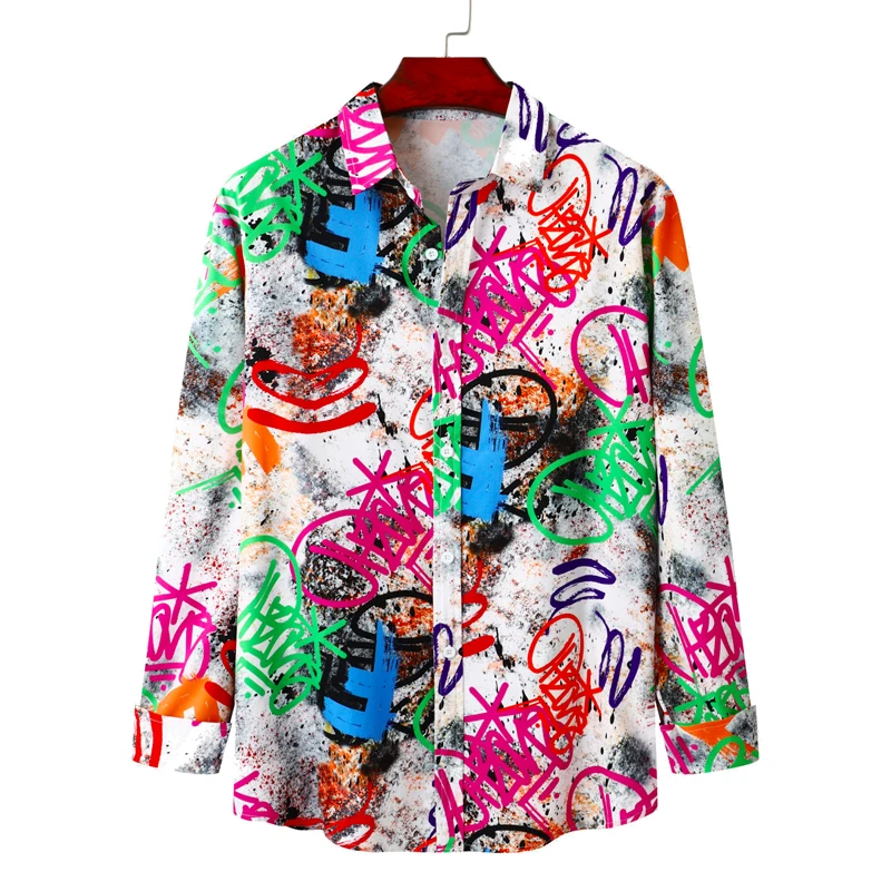 

Men's Art Graffiti Long Sleeve Shirt