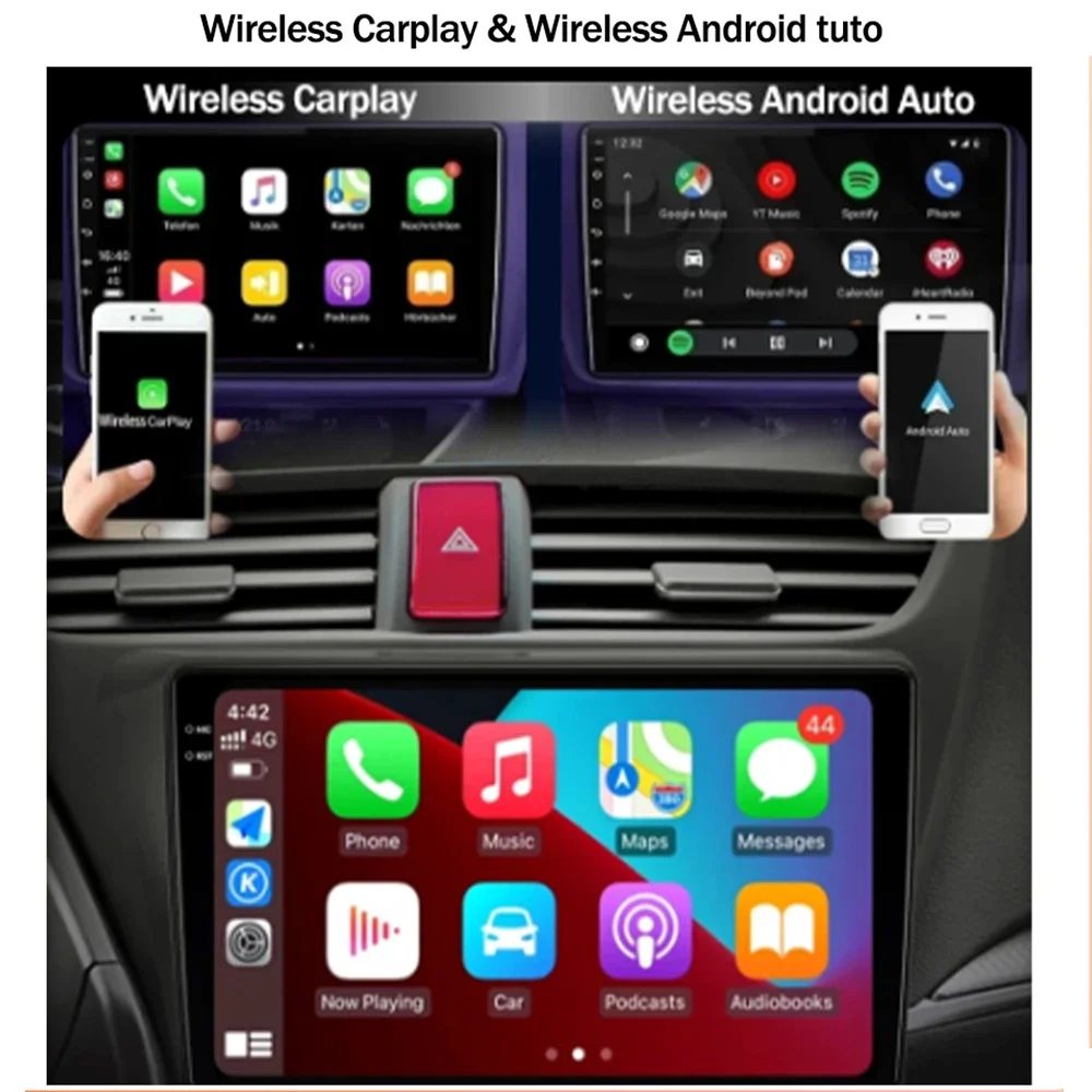 Фото Для Skoda Kodiaq 2016-2021 для Karoq NU7 2016-2021 Android 14, автомобильный радиоприемник, мультимедийный видеоплеер, навигация, GPS Carplay, головное устройство №4