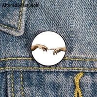 the creation of adam pin custom funny brooches shirt lapel bag cute badge cartoon cute jewelry gift for lover girl friends