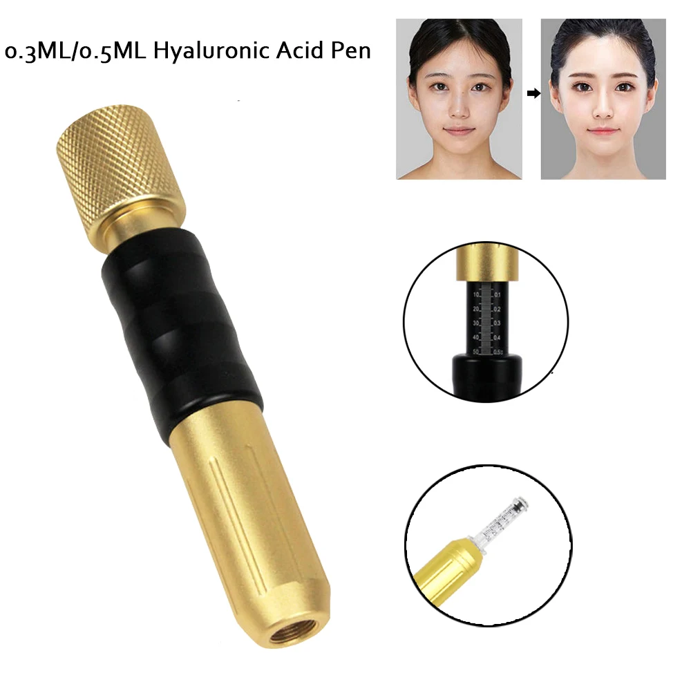 

Гиалуроновая ручка, 0,3 мл или 0,5 мл, белая ампула высокого давления против морщин, небулайзер без морщин, пистолет для мезотерапии Lesen