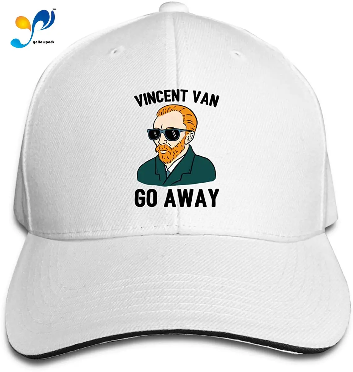 

Every Day Van Gogh Hip Hop Baseball Cap Golf Trucker Baseball Cap Adjustable Peaked Sandwich Hat Black Unisex Casquette