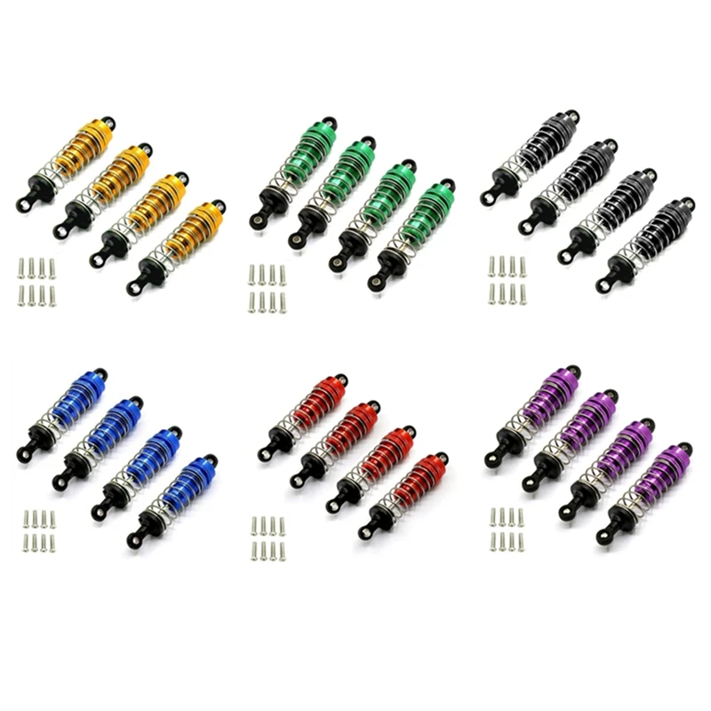 4 шт. металлический амортизатор для HBX 16889 16889A 16890 16890A SG1601 SG1602 1/16 обновленные детали