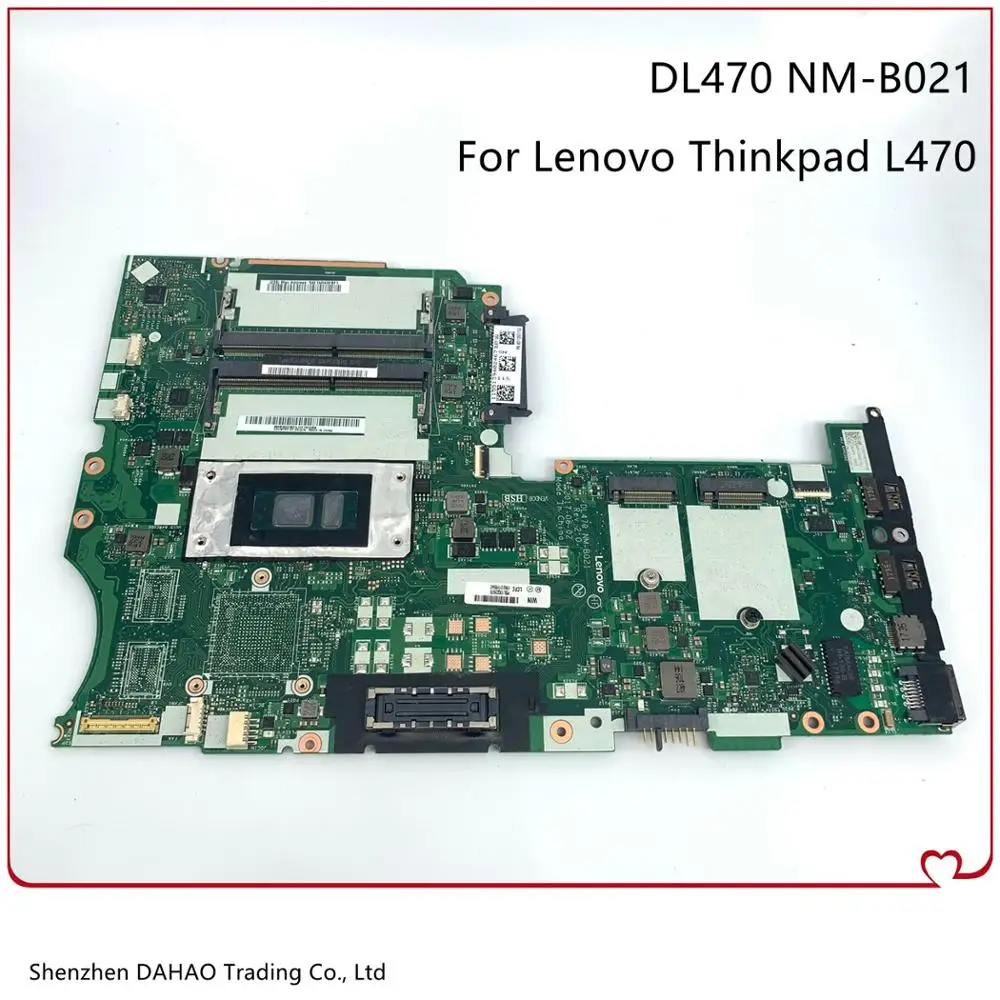 

Системная плата DL470 для ноутбука Thinkpad Lenovo L470, материнская плата FRU:01YR947 01YR947 с процессором i5 DDR4 100%, полностью протестирована