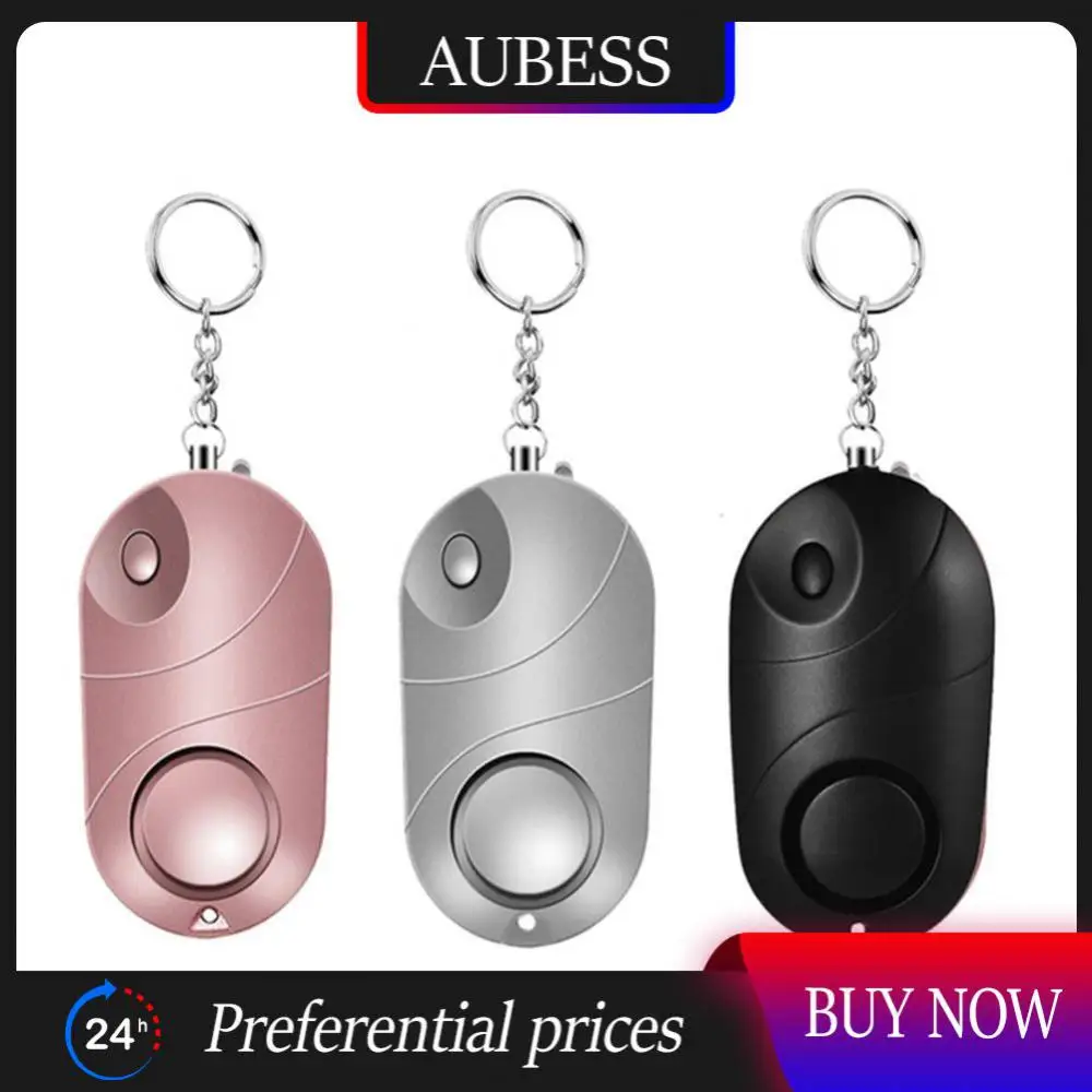 

130 Db Safe Defense Alarm Personal Security Alarm Keychain With LED Flashlight Self Defense Electronic Device For Women Kids