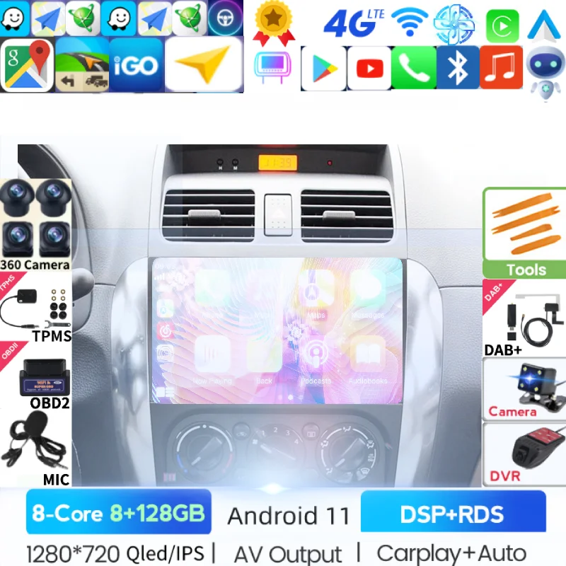 Android для SUZUKI SX4 2006 2007 2008 2009 2010 2011 2012 2013 2014 автомобильное стерео радио Gps плеер