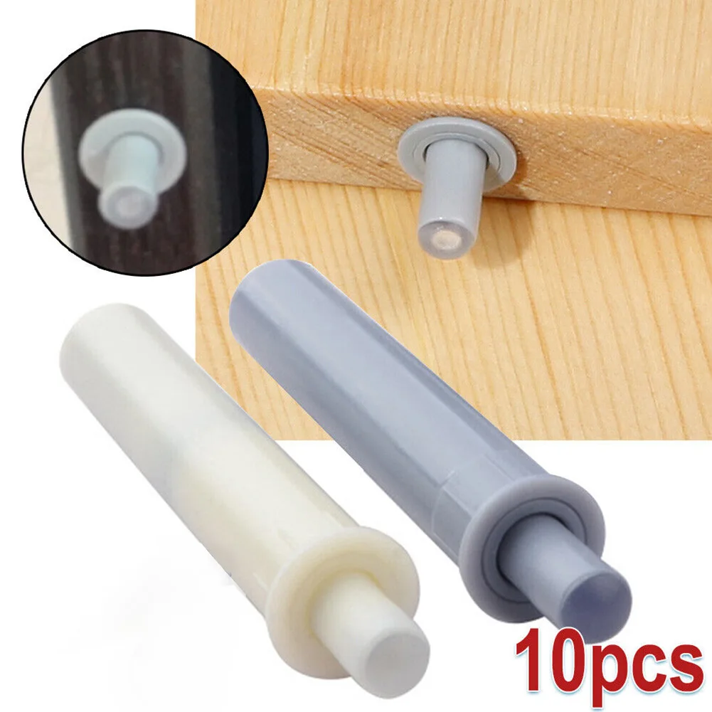

10pcs Push To Open System Damper Buffer For Cabinet Door Cupboard Catch For Home Kitchen Furniture Hardware Accessories