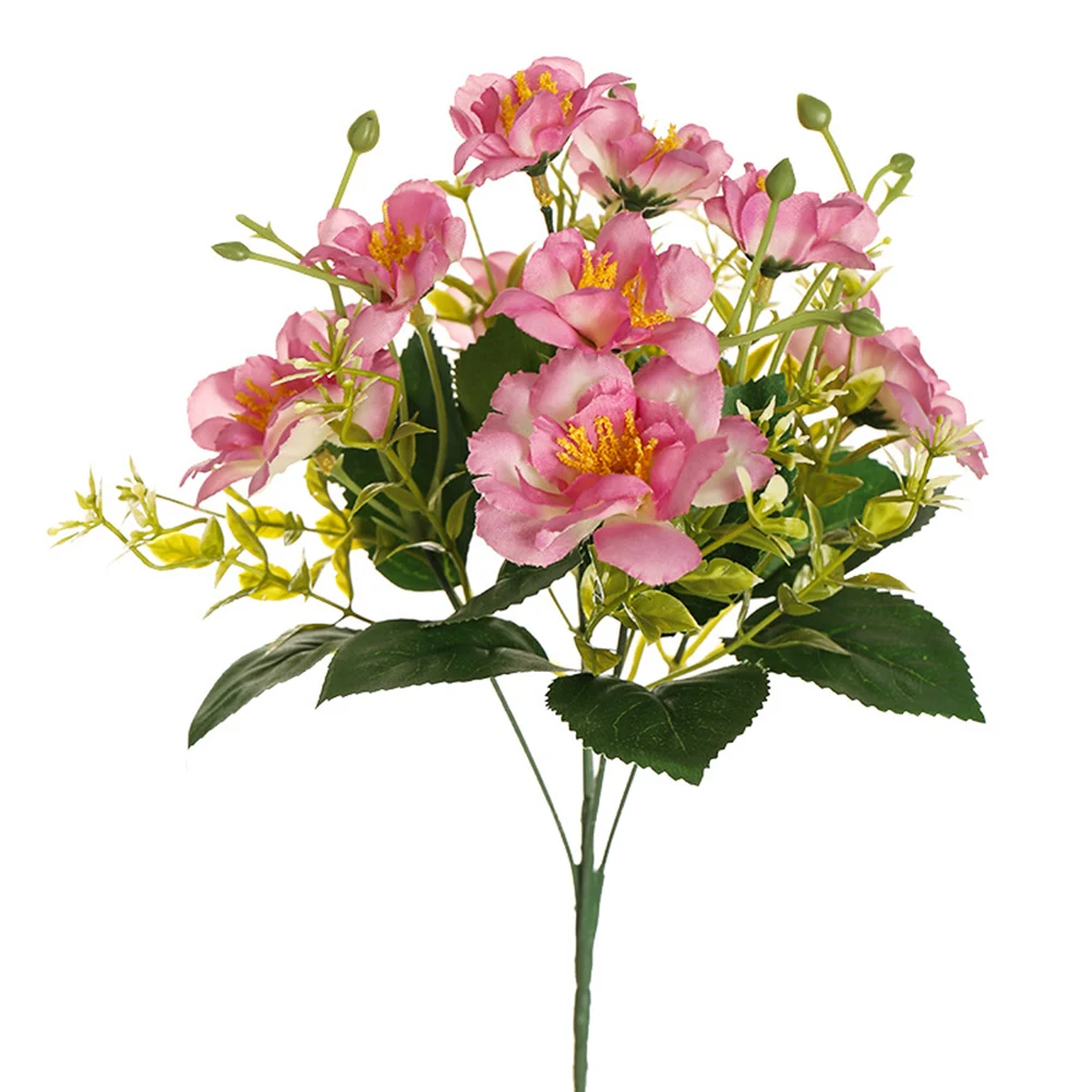 

32cm Silk Rose Artificial Flowers Bouquet For Home Decor Wedding Valentine's Day Bouquet Decoration Fake Flower