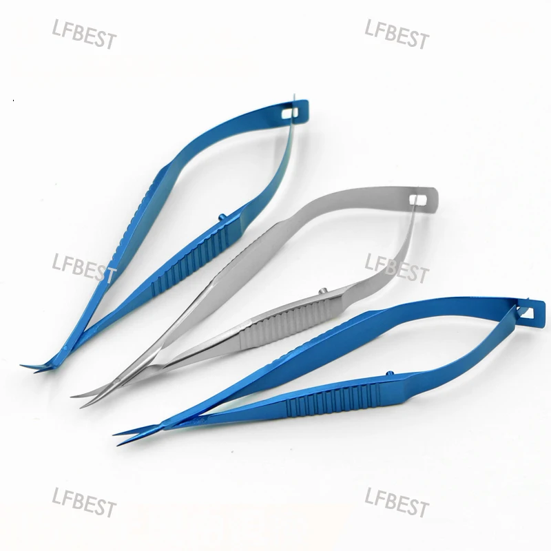 Stainless Steel Ophthalmic Microsurgical Scissors Venus Scissors Iris Scissors Ophthalmic Instruments Ultra-Sharp Scissors