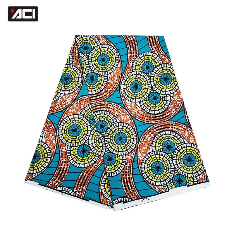 

ACI New Fashion African Wax Fabric High Quality Veritable Wax African Ankara Fabrics Tissus Africain Nigeria Wax Batik Fabric