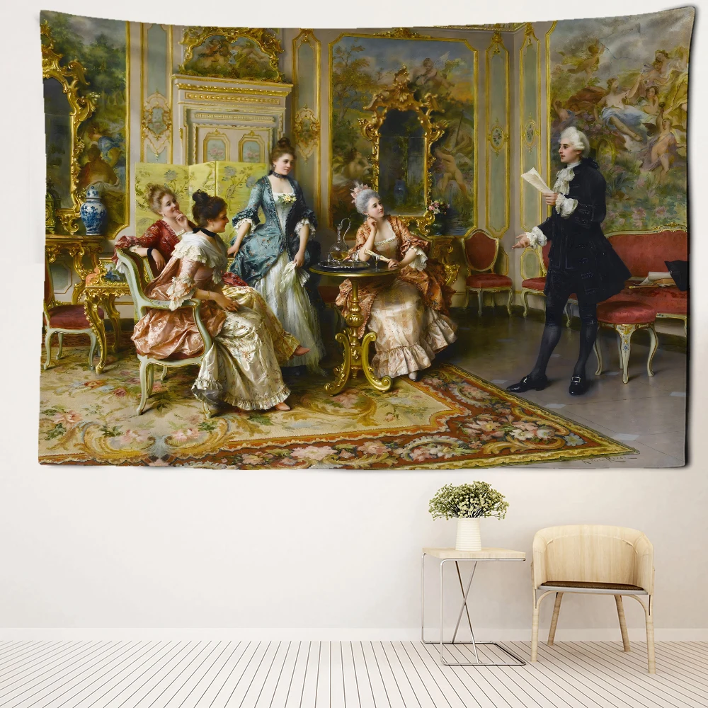 Гобелен в стиле ретро