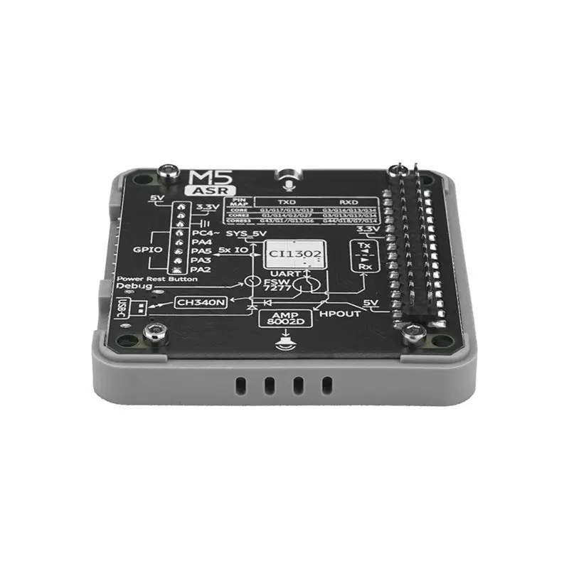 Фото Модуль ASR AI Интеллектуальный автономный голосовой модуль Встроенный AEC для asystent AI, умных домов №3