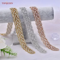 topqueen s216 wedding belt sash bridal rose gold full rhinestone applique luxury womens accessories female dress waistband sash