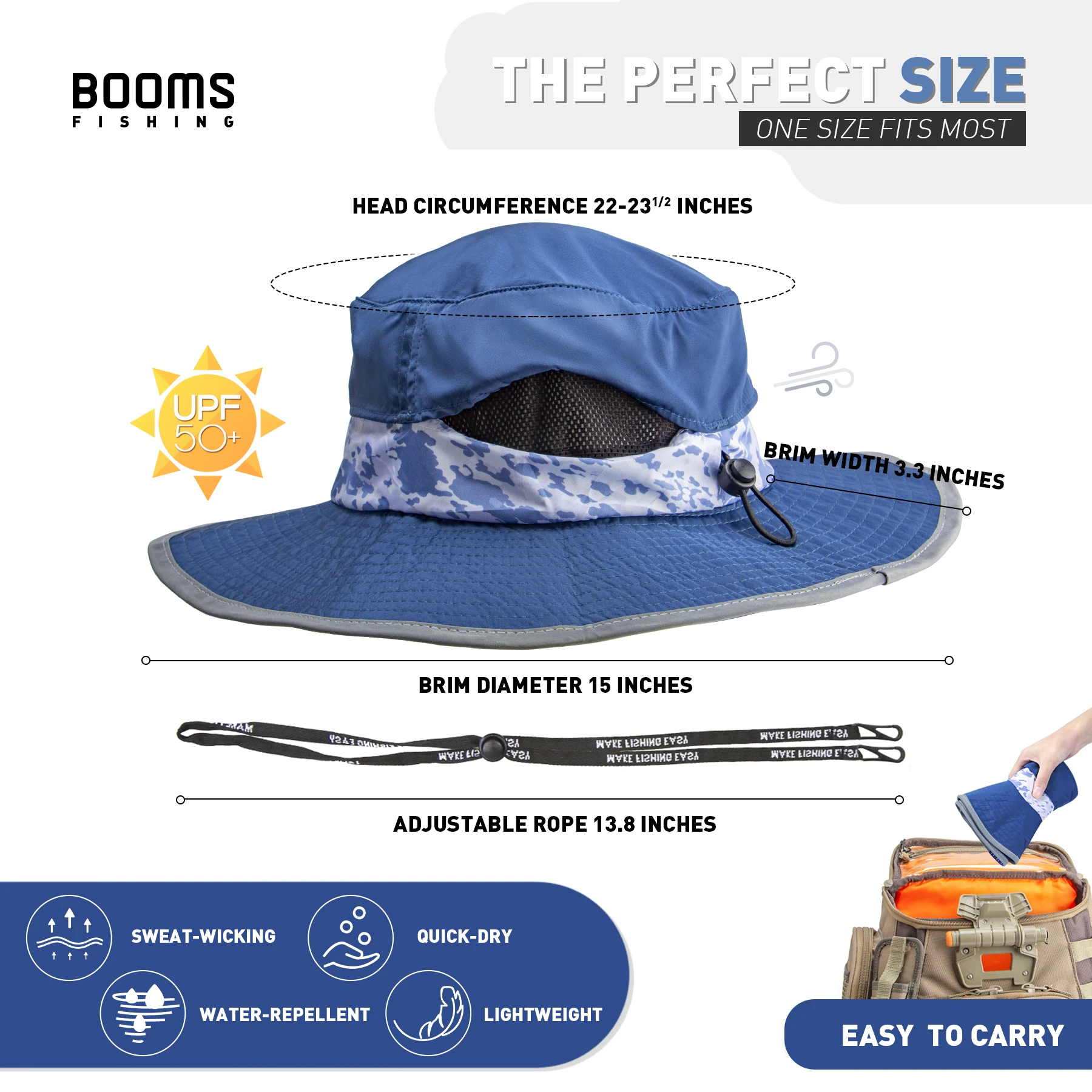 Шляпа от солнца для рыбалки A01 защитная шляпа панамы с широкими полями складная