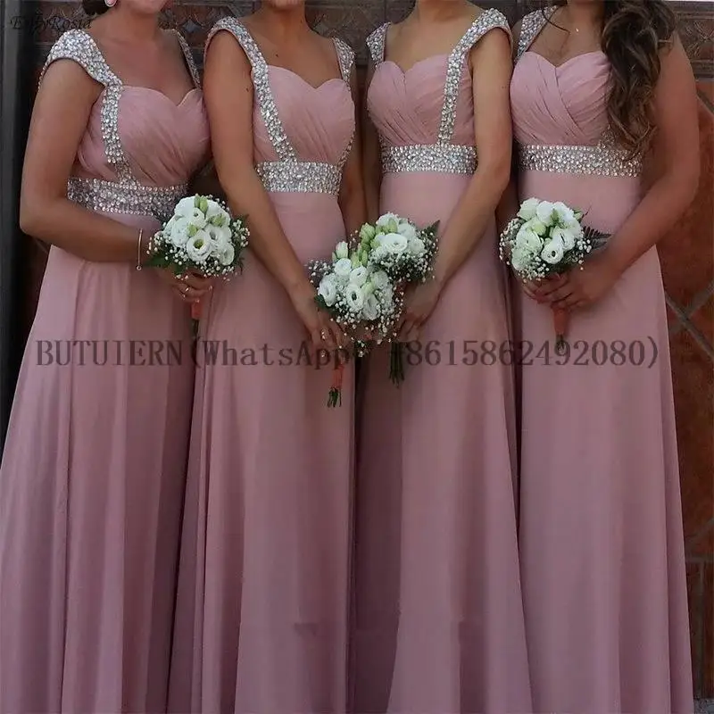 

A-Line Bridesmaid Dresses Long Sexy Sweetheart Vestido da dama de honra Evening Party Gowns Hot Sale